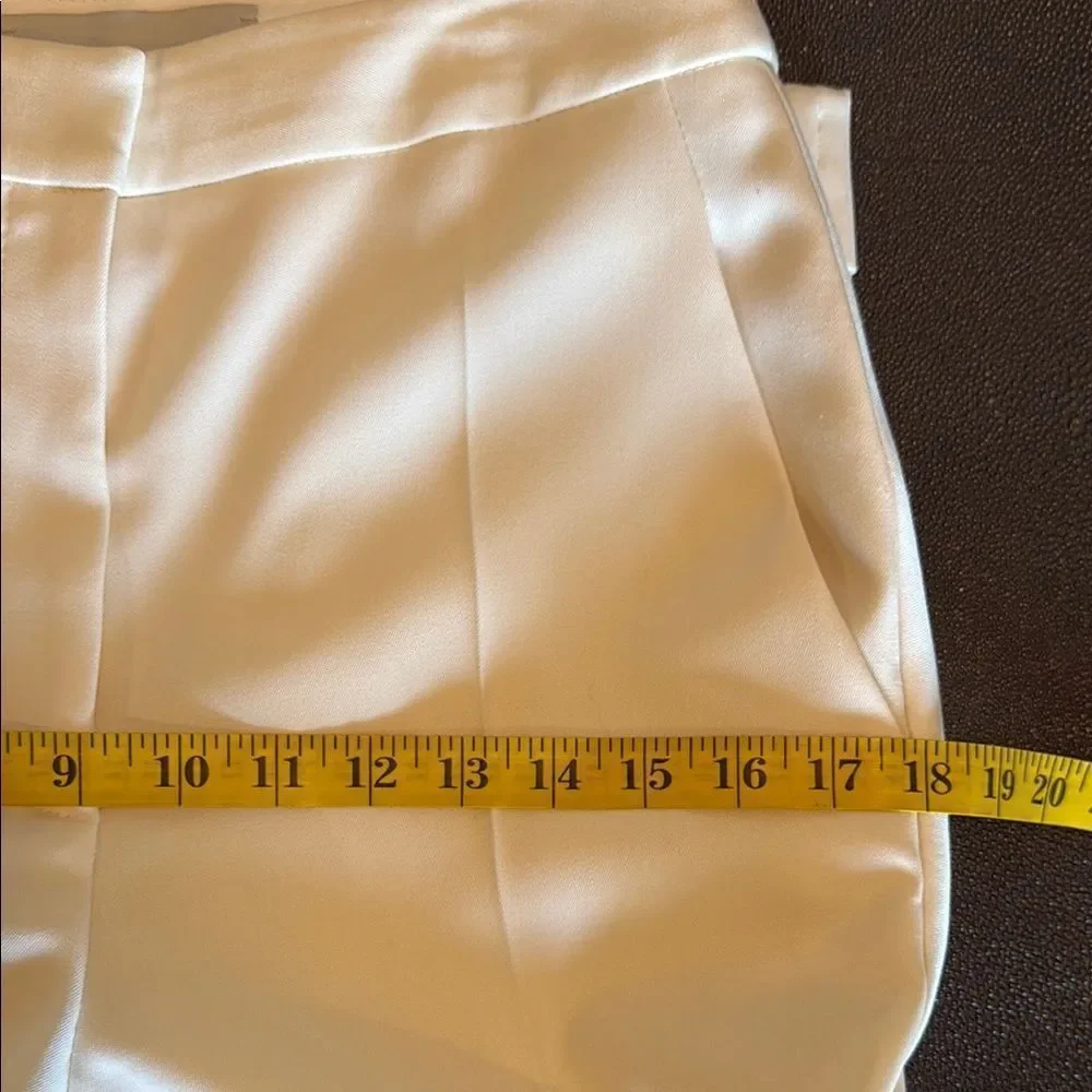 Stella McCartney Ivory Striped Wool-twill Slim Cuffed Pants size 40 - Picture 6 of 13